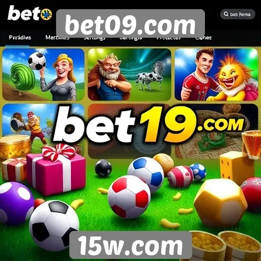 Variedade de jogos disponíveis no bet09.com
